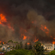 The Woolsey Fire descends on homes in Southern California.